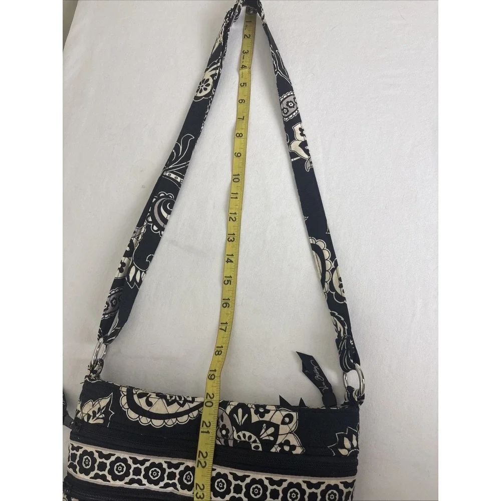 Vera Bradley Midnight Paisley Hipster Crossbody Shoulder Bag Purse Adjustable